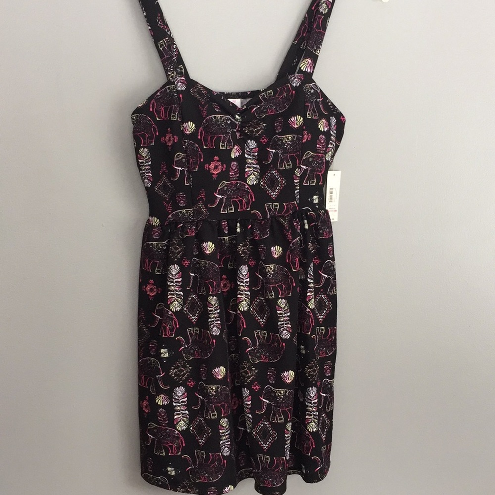 No Boundaries Juniors Foam Cup Dress